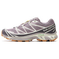 Salomon XT-6 Low-Top Sneakers – Mauve Grey / Black / Gum Brown
