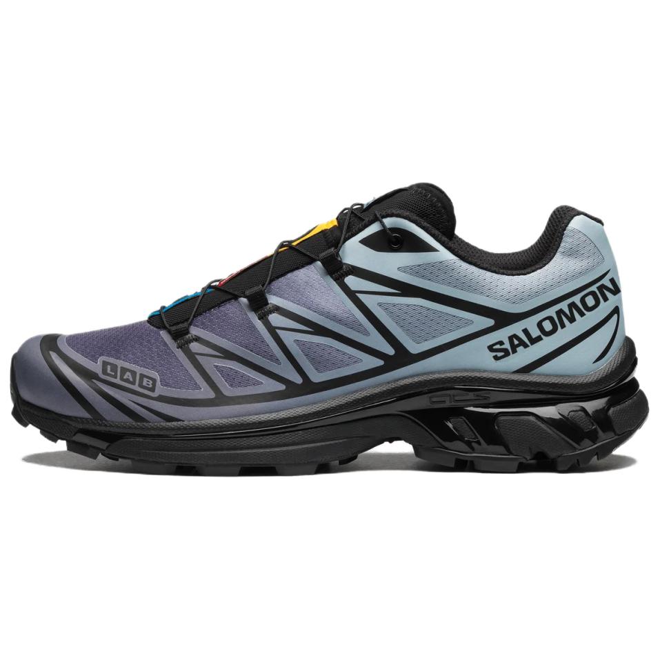 Salomon XT-6 Chromatic Low-Top Sneakers – Purple / Light Blue