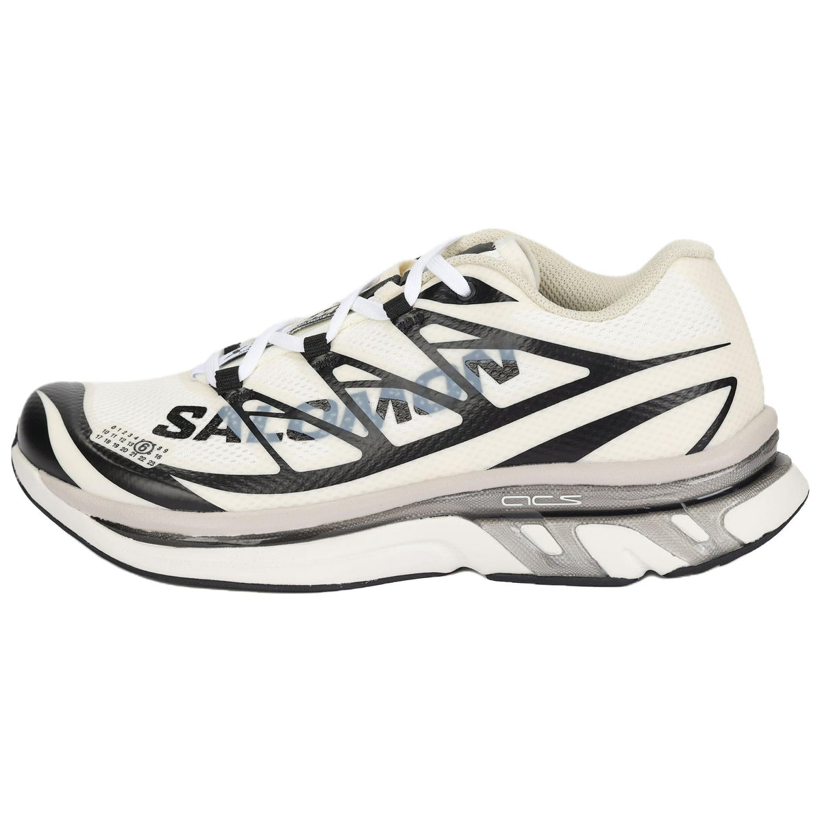 Salomon XT-MM-6 Low-Top Sneakers – Cream / Black / Silver