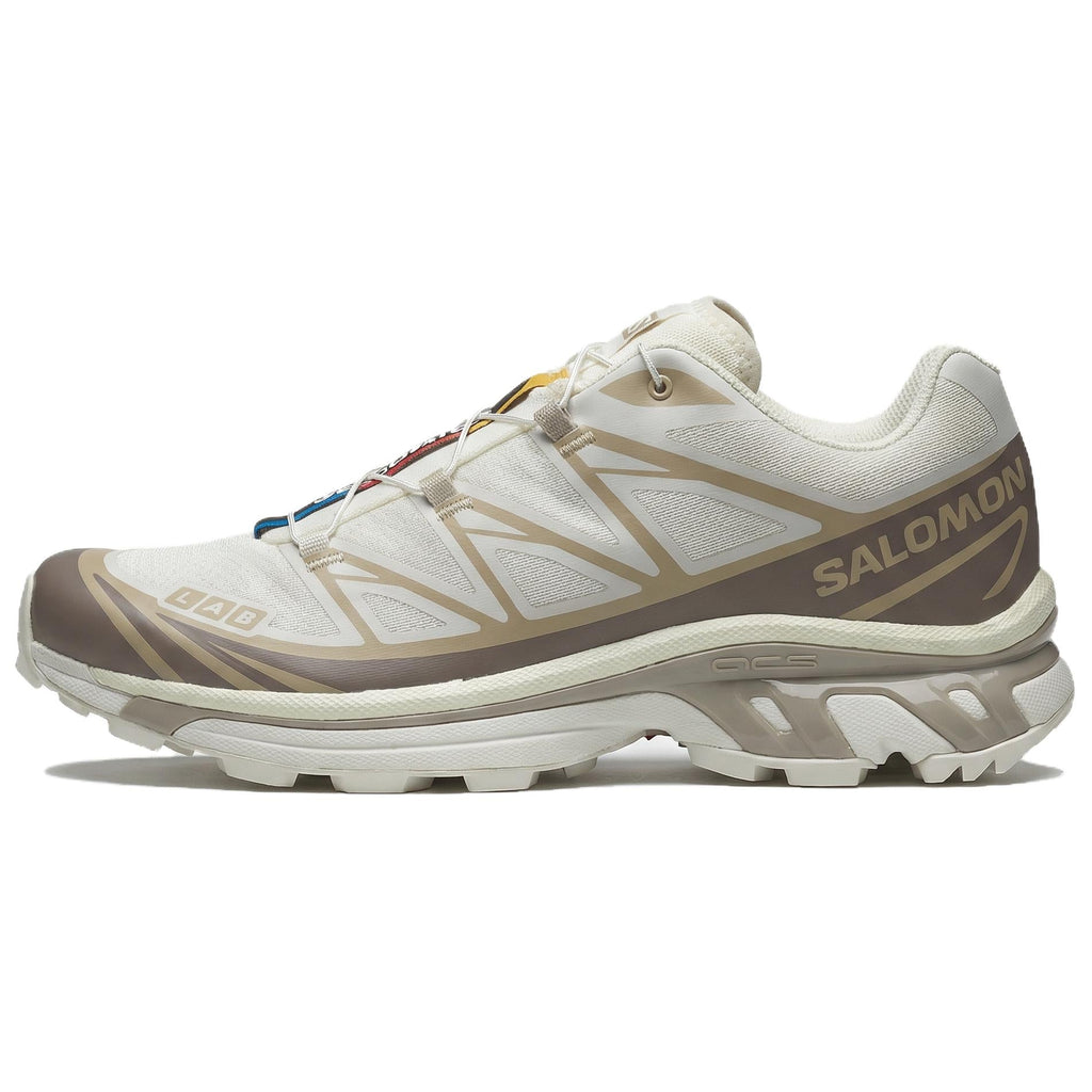 Salomon XT-6 Low-Top Sneakers – Cream / Taupe