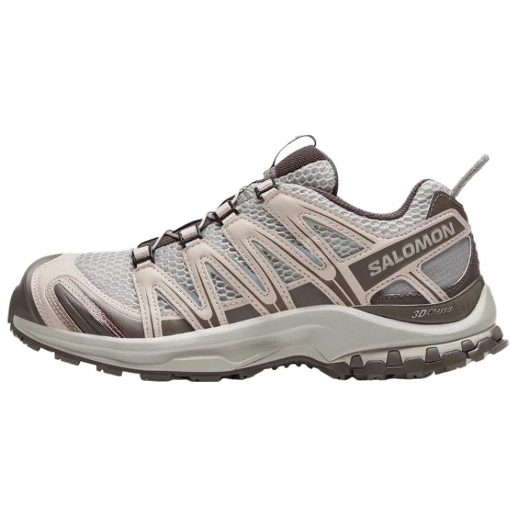 Salomon XA PRO 3D Sneakers – Light Grey, Beige & Brown