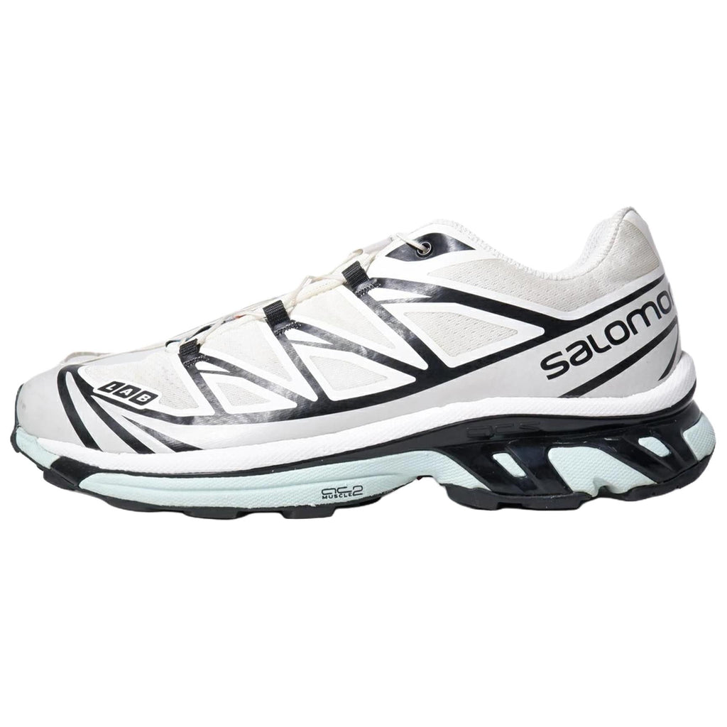 Salomon XT-6 Low-Top Sneakers – White / Black / Pale Mint