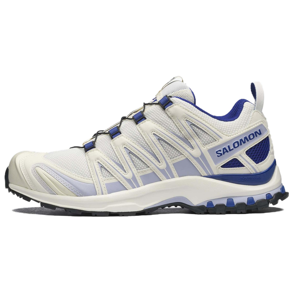 Salomon XA PRO 3D Low-Top Sneakers – Light Beige / Blue