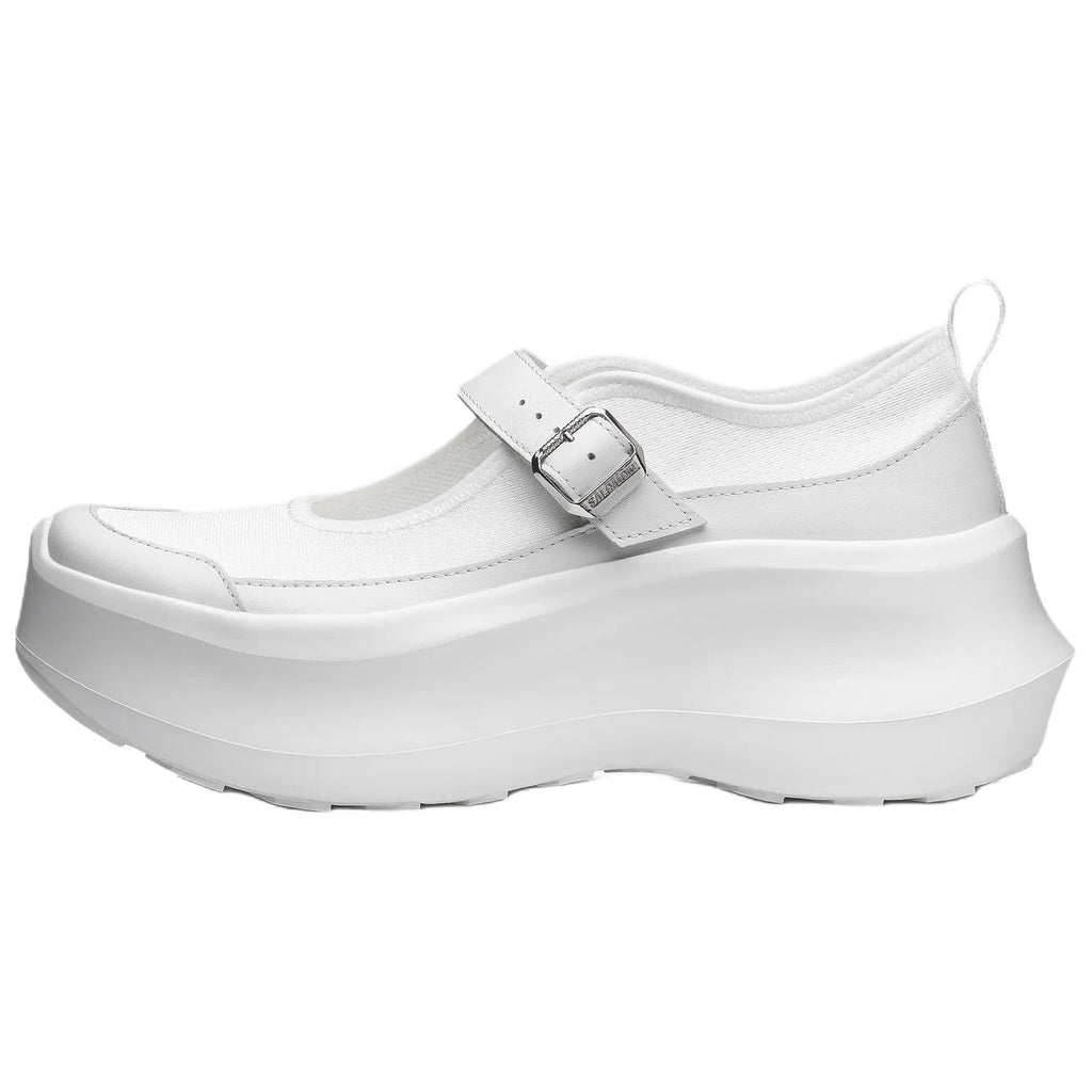 Salomon Mary Jane Women's Platform Shoes – White