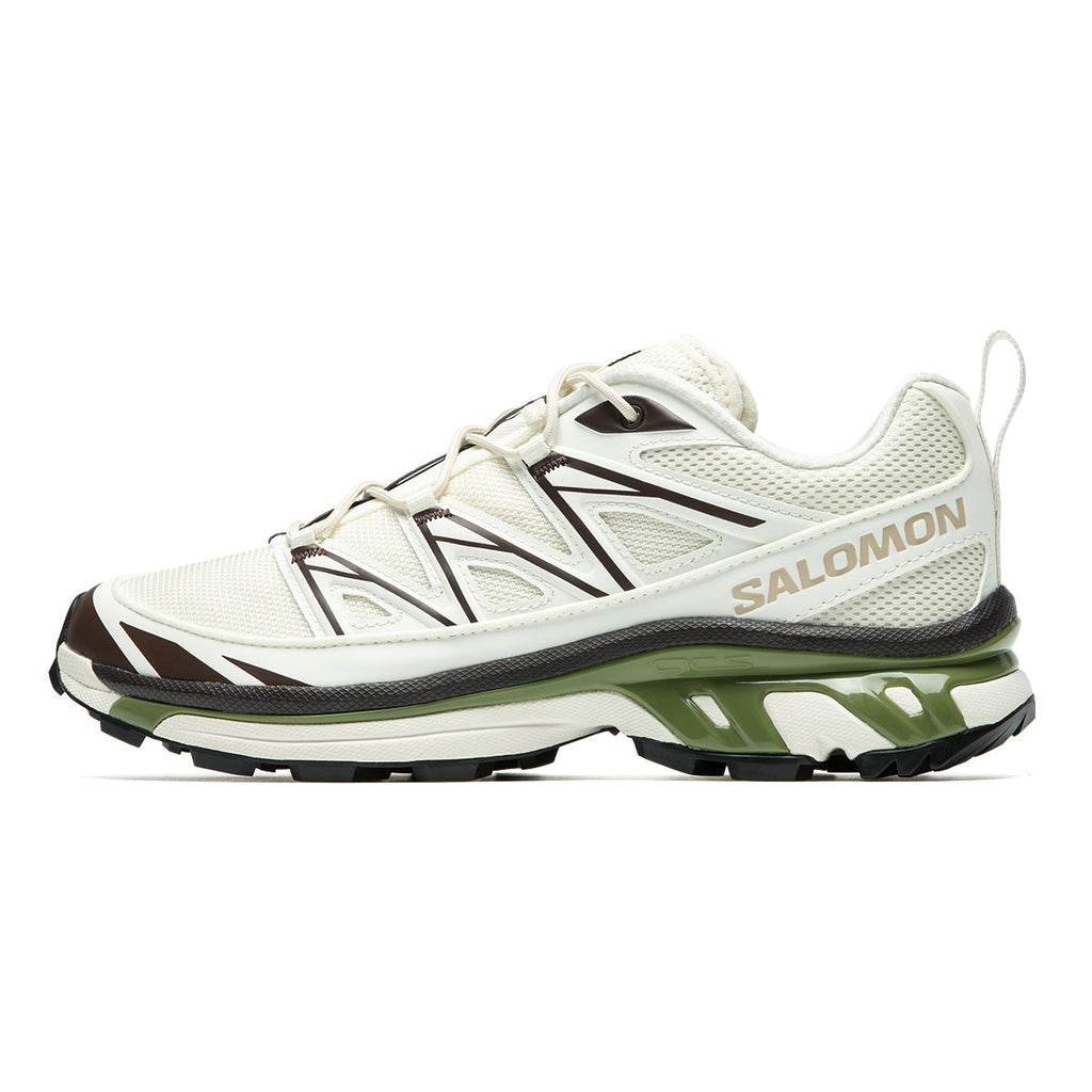 Salomon XT-6 Expanse Canvas Low-Top Sneakers – Cream / Olive Green