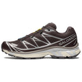 Salomon XT-6 Low-Top Sneakers – Dark Brown / Silver / Cream