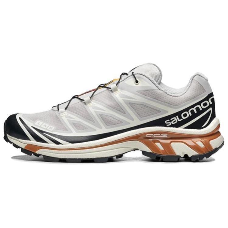 Salomon XT-6 Low-Top Sneakers – White / Black / Copper