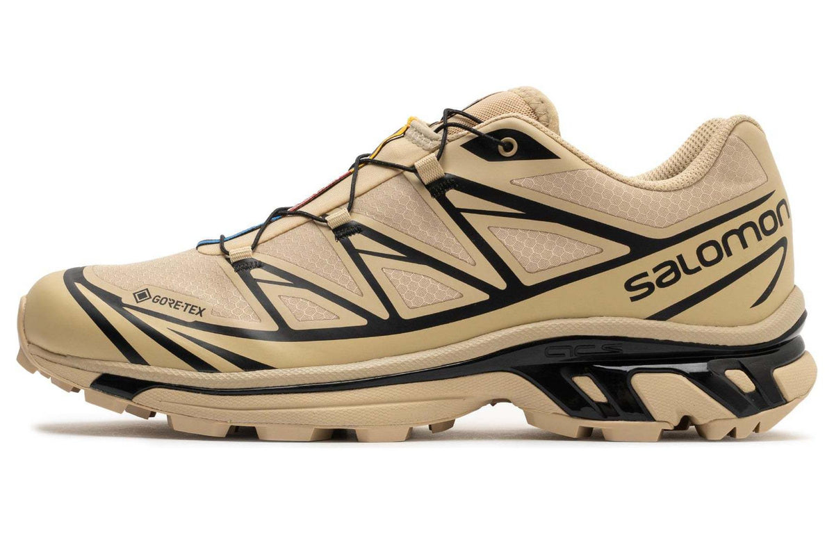 Salomon XT-6 GTX Low-Top Sneakers – Khaki / Black