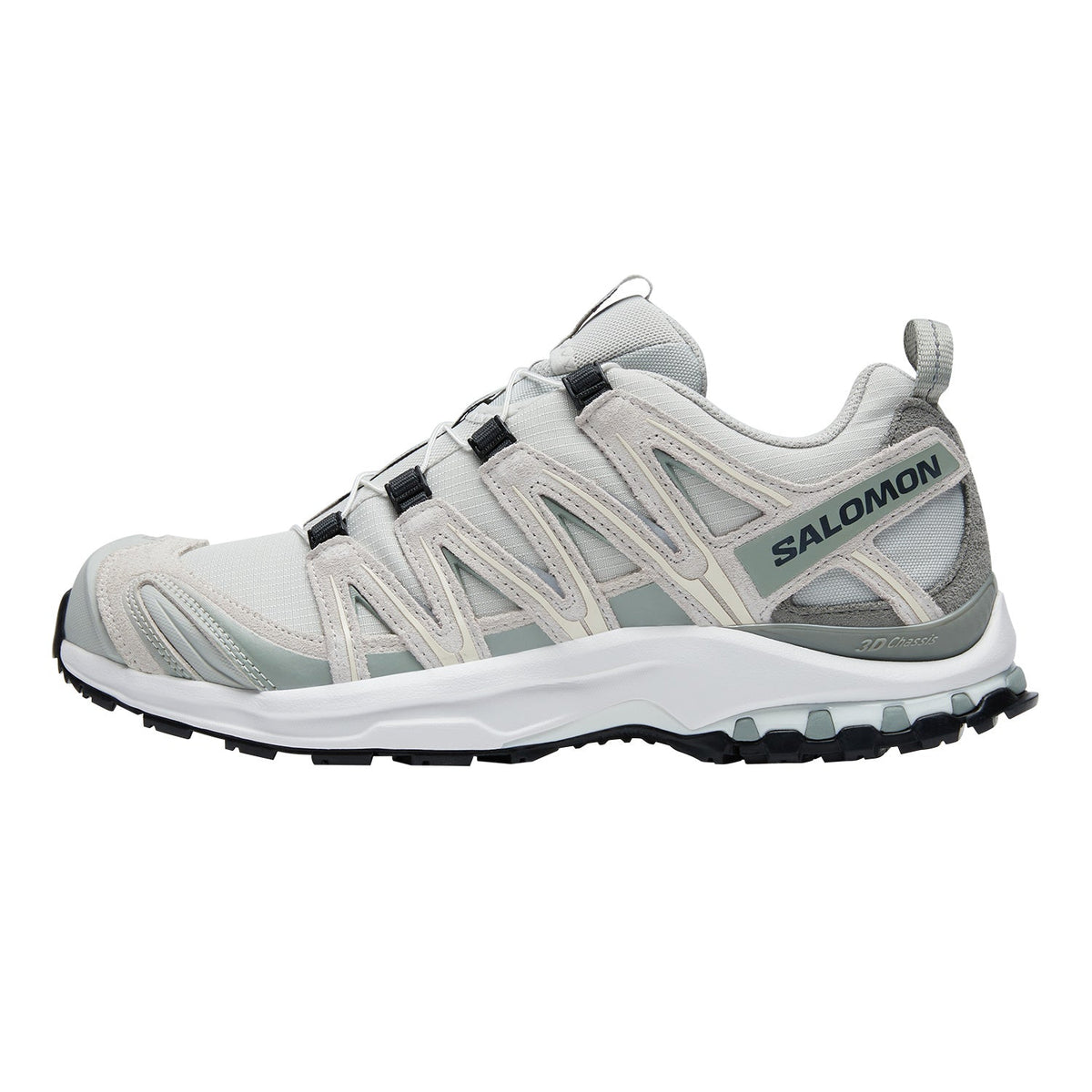 Salomon XA PRO 3D Sneakers – Light Grey & Sage Green