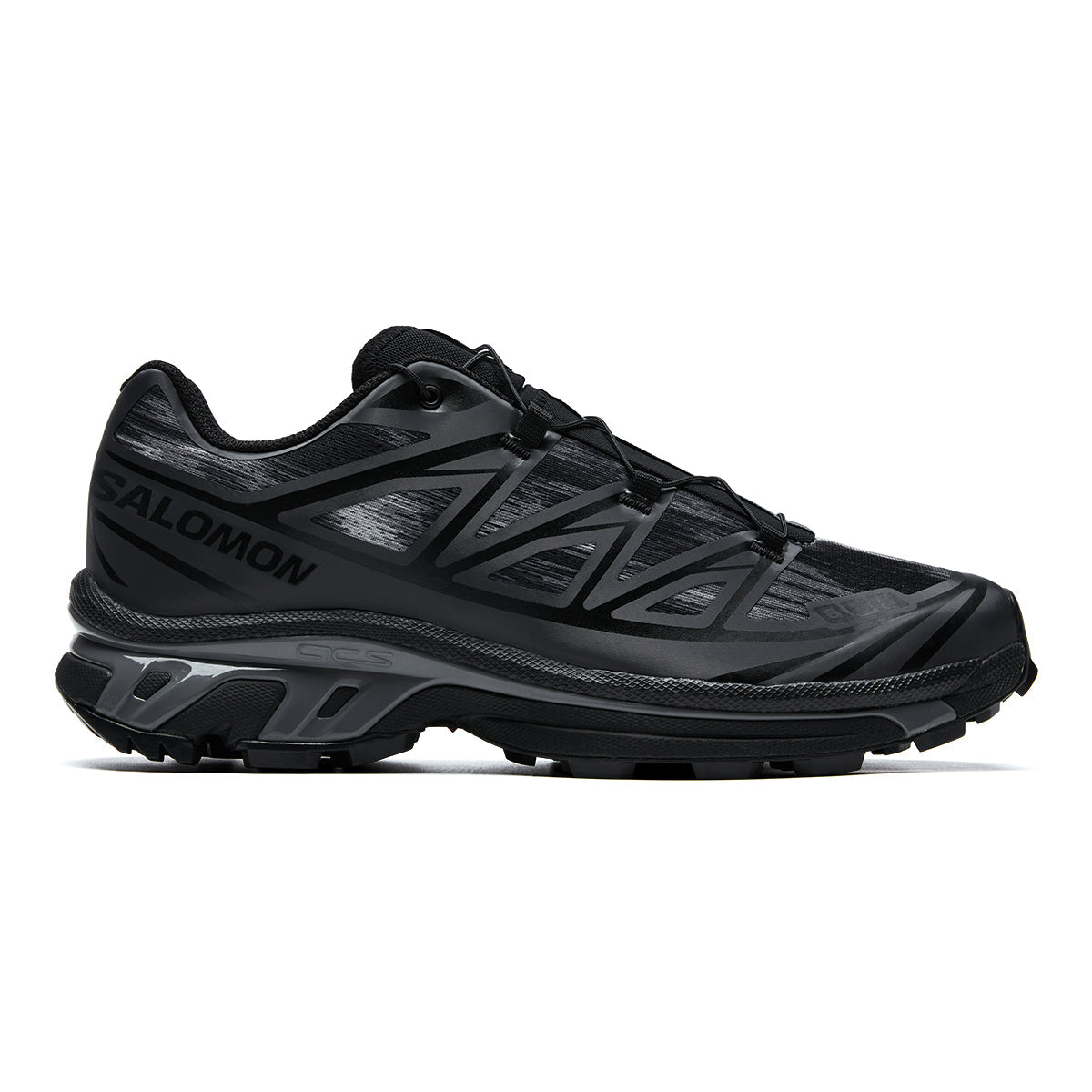 Salomon XT-6 Camo Low-Top Sneakers – Black / Charcoal Grey
