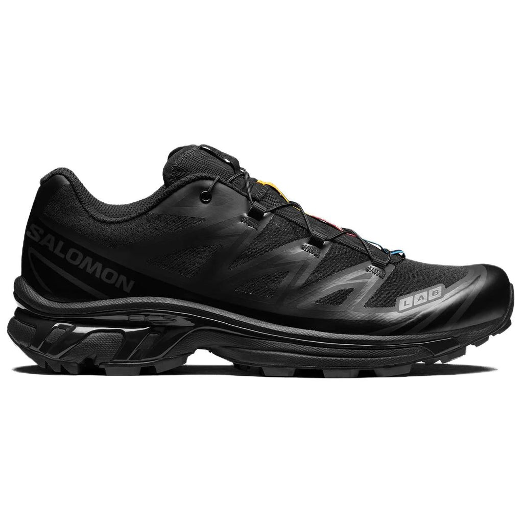 Salomon XT-6 Low-Top Sneakers – Black / Charcoal