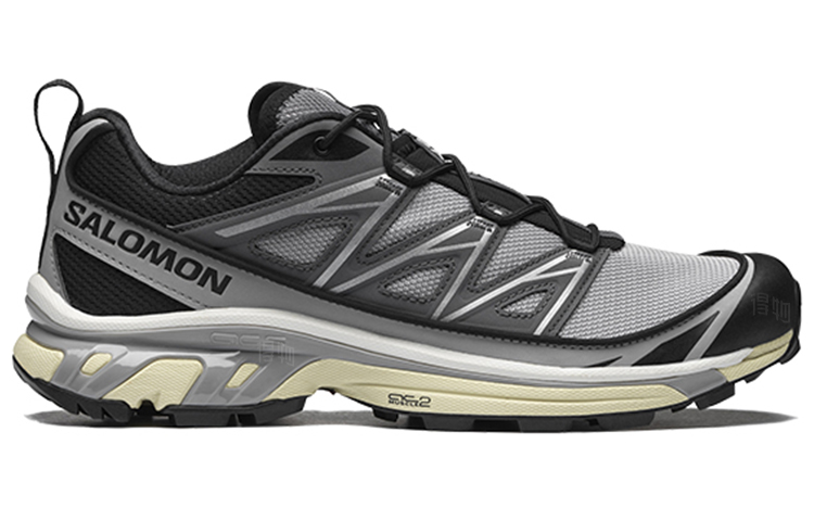 Salomon XT-6 Expanse Low-Top Sneakers – Grey / Black / Cream