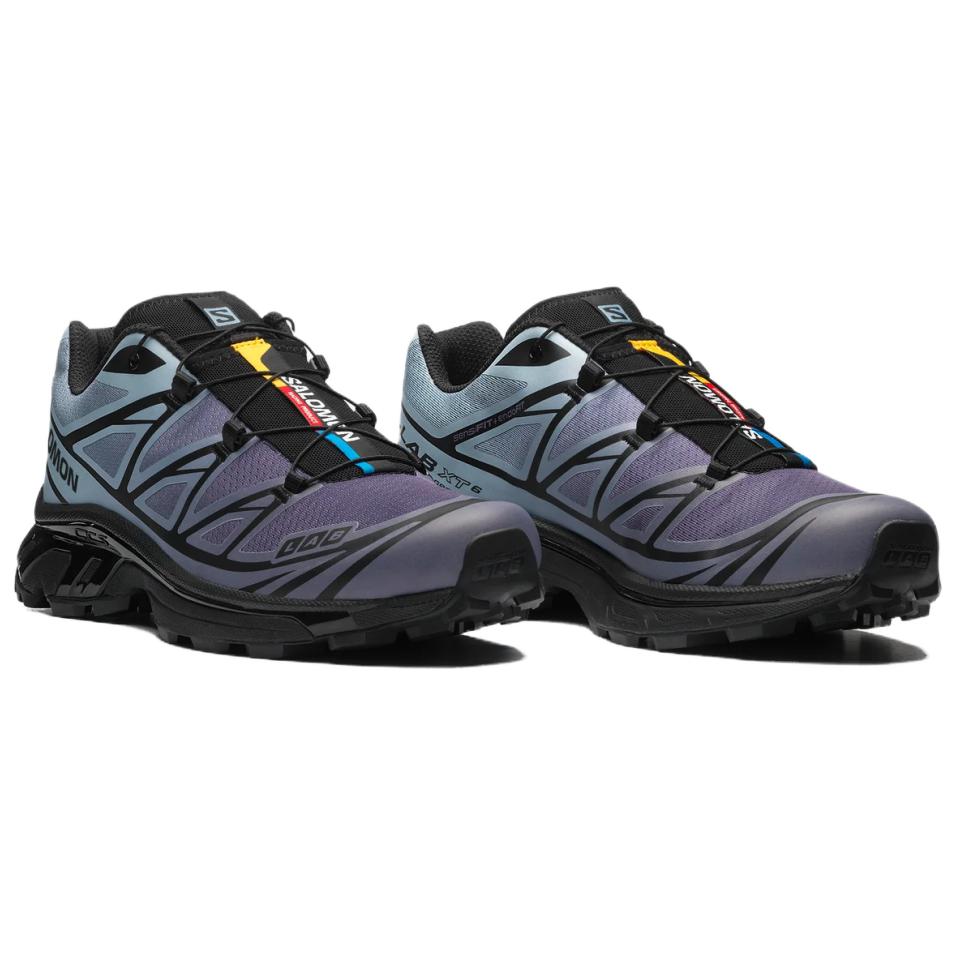 Salomon XT-6 Chromatic Low-Top Sneakers – Purple / Light Blue