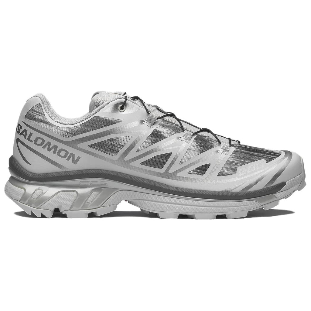 Salomon XT-6 Camo Low-Top Sneakers – Light Grey / White