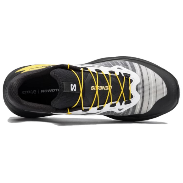 Salomon Genesis Men's Low-Top Sneakers – Black / White / Yellow
