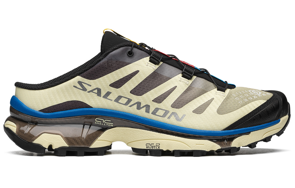 Salomon XT-4 Mule Shoes – Cream / Grey / Blue