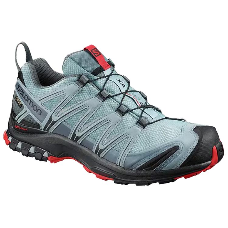Salomon XA PRO 3D Unisex Sneakers – Blue Grey, Black & Red