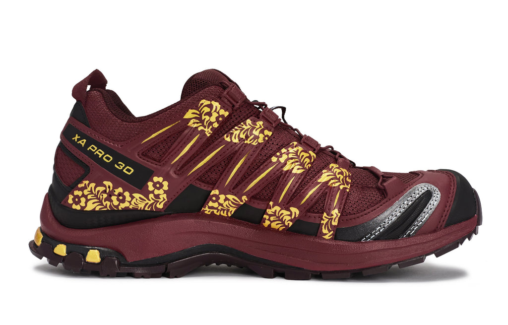 Salomon XA PRO 3D JiXi TangCao Sneakers – Burgundy / Gold