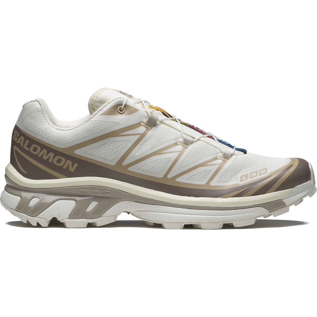 Salomon XT-6 Low-Top Sneakers – Cream / Taupe