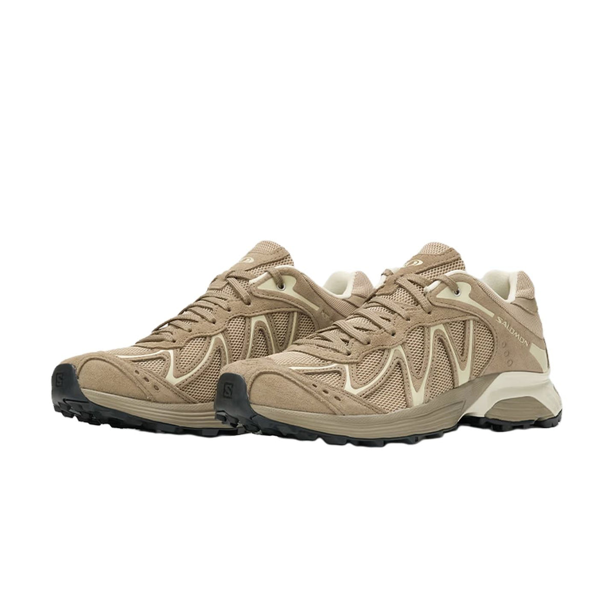 Salomon XT-Whisper Sneakers – Taupe Brown / Cream