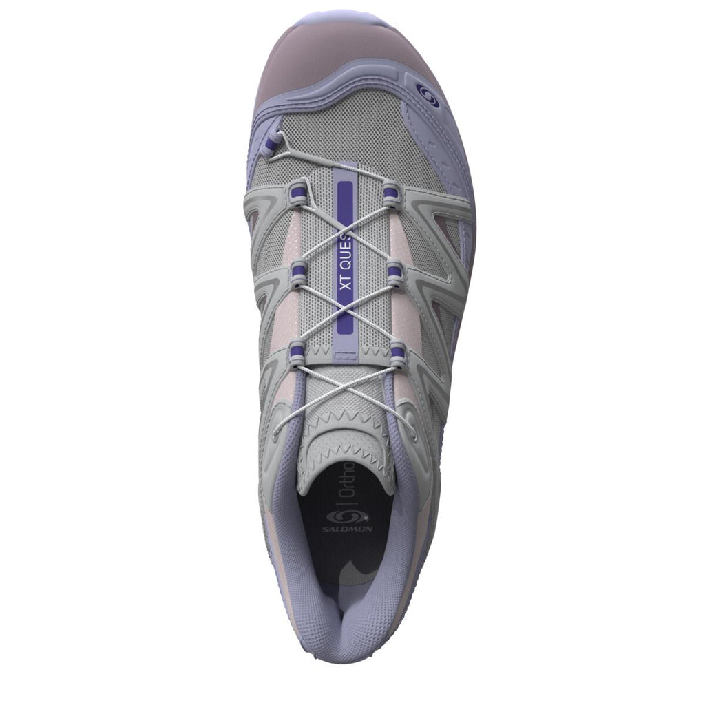 Salomon XT-Quest Low-Top Sneakers – Silver Grey / Lilac / Pale Pink