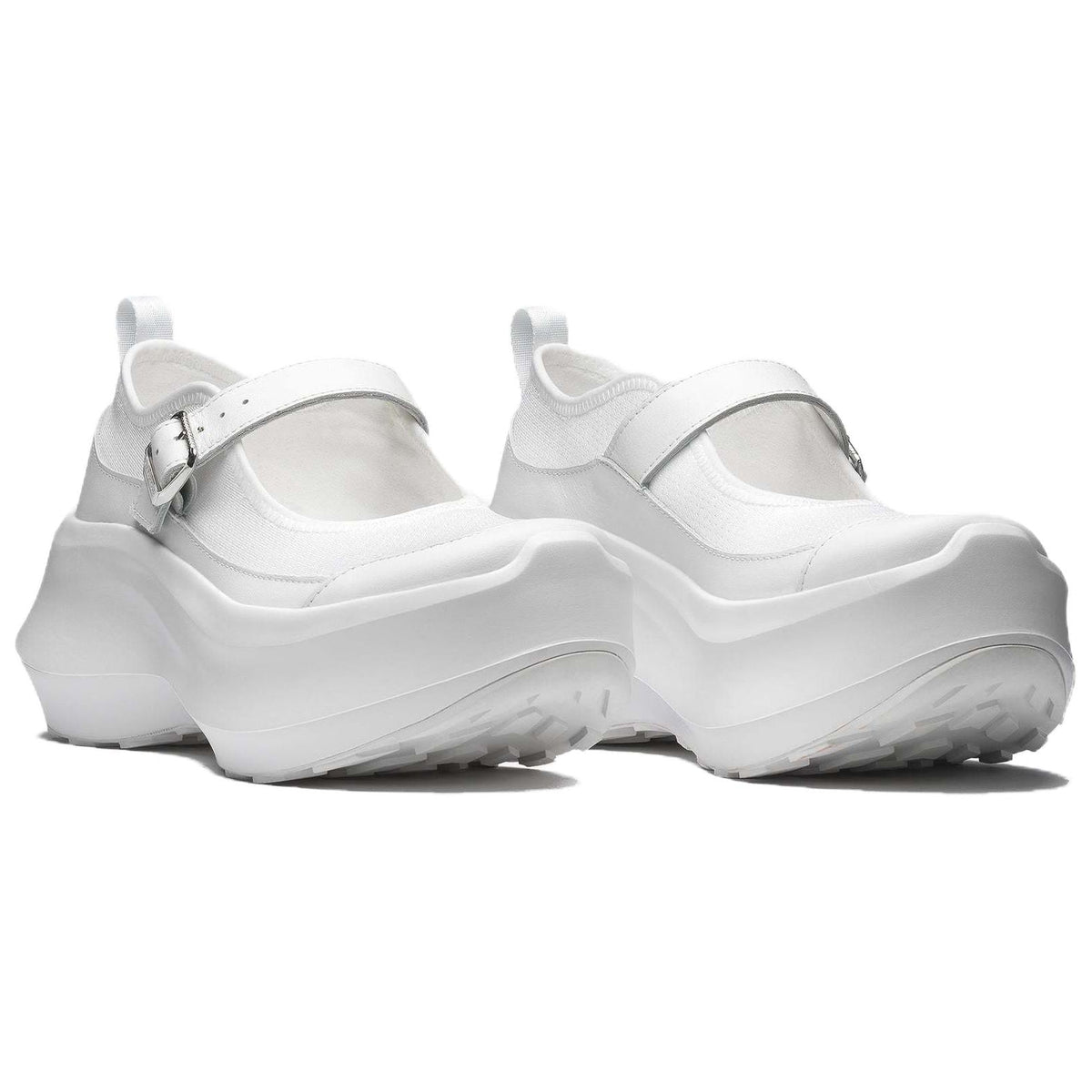 Salomon Mary Jane Women's Platform Shoes – White