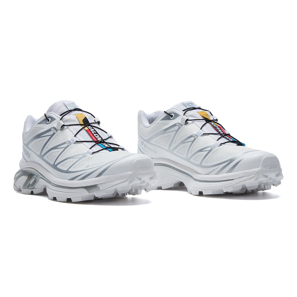Salomon XT-6 GTX Low-Top Sneakers – White / Silver