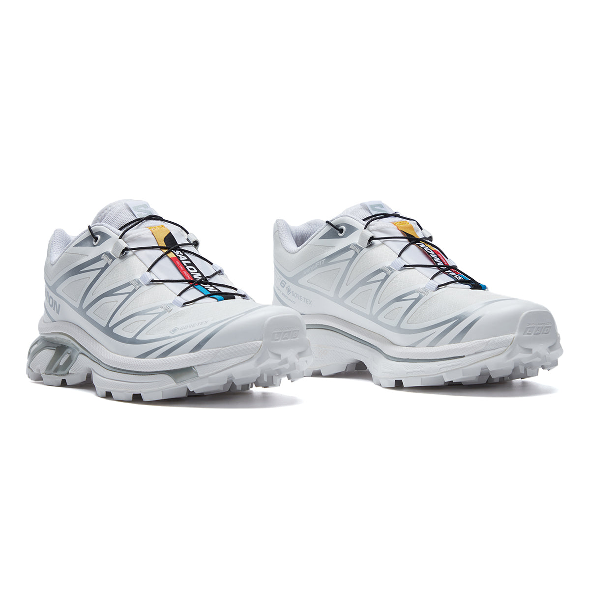 Salomon XT-6 GTX Low-Top Sneakers – White / Silver