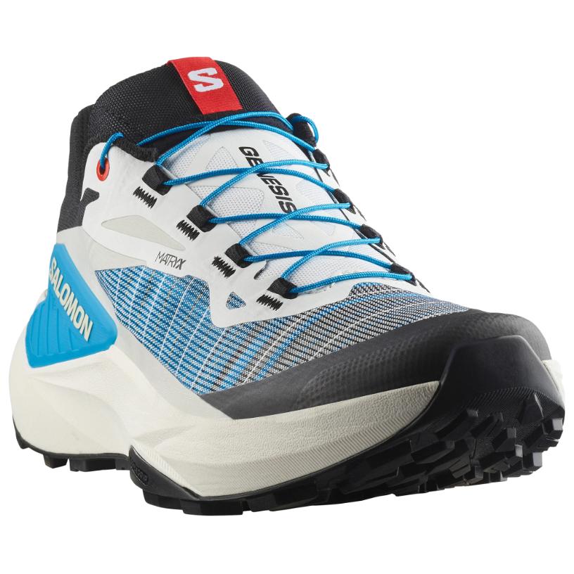 Salomon Genesis Low-Top Sneakers – White / Blue / Black