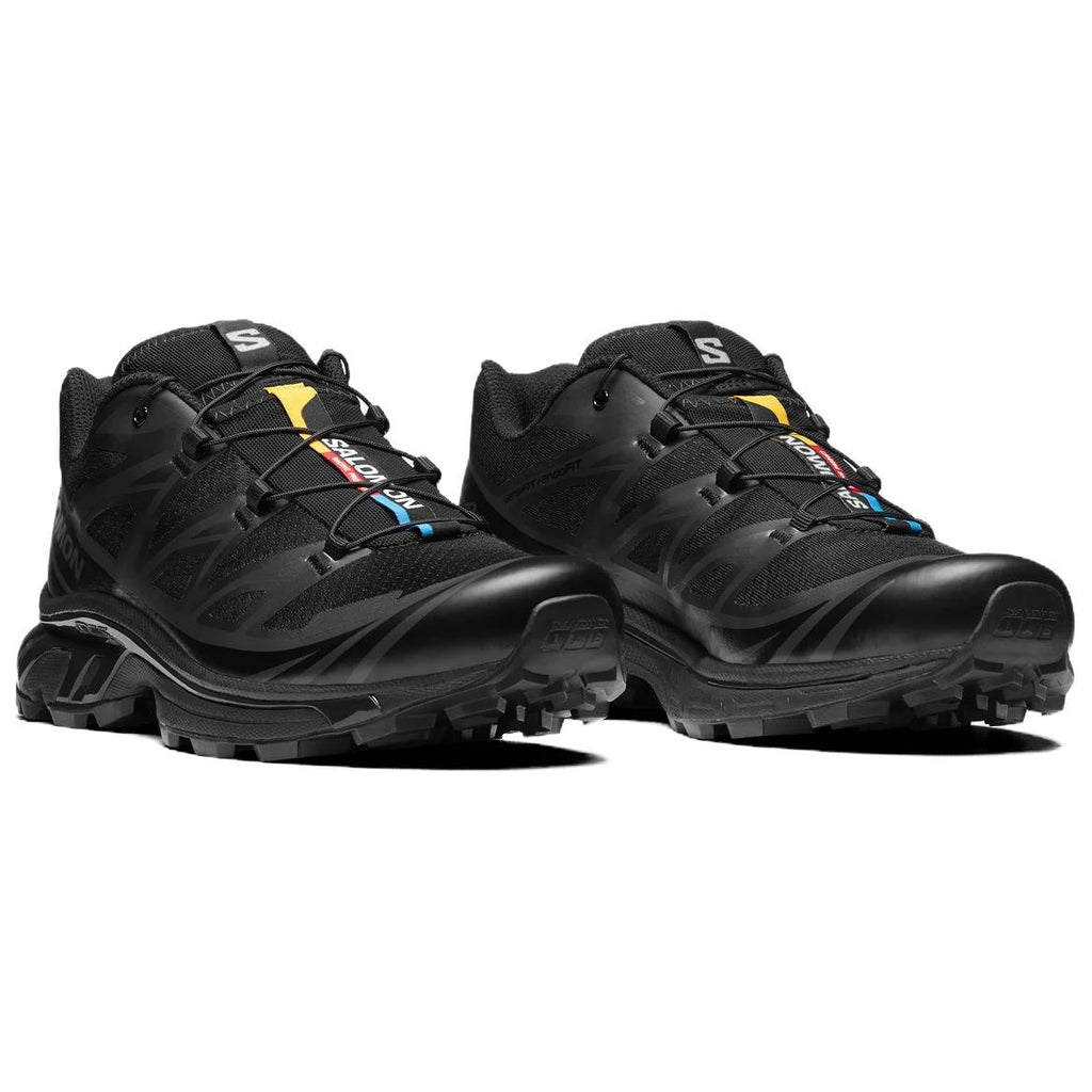 Salomon XT-6 Low-Top Sneakers – Black / Charcoal