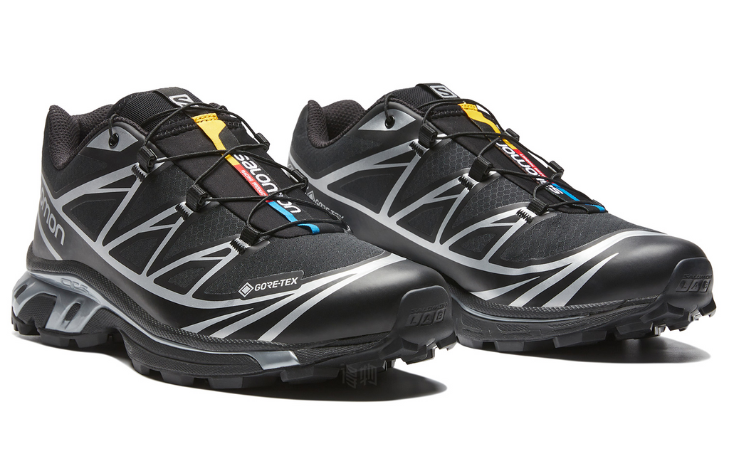 Salomon XT-6 GTX Low-Top Sneakers – Black / Silver