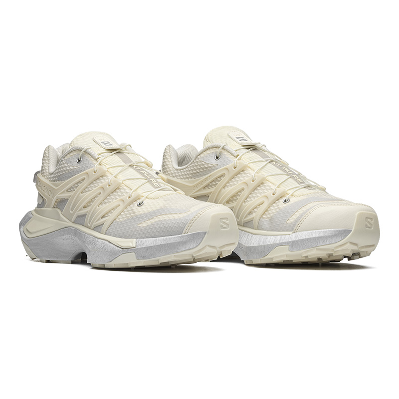 Salomon XT PU.RE Advanced Low-Top Sneakers – Cream / Light Grey