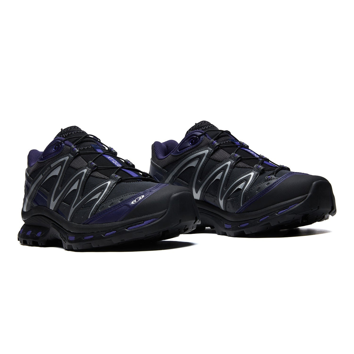 Salomon XT-Quest Low-Top Sneakers – Black / Deep Purple / Silver