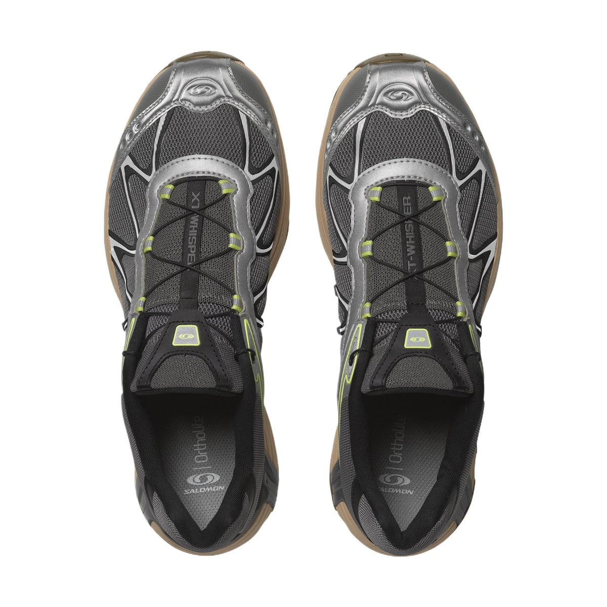 Salomon XT-Whisper Sneakers – Silver / Charcoal / Lime