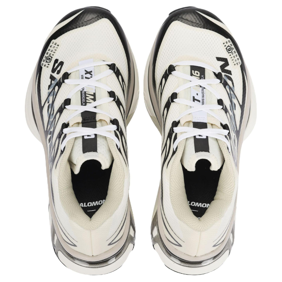 Salomon XT-MM-6 Low-Top Sneakers – Cream / Black / Silver