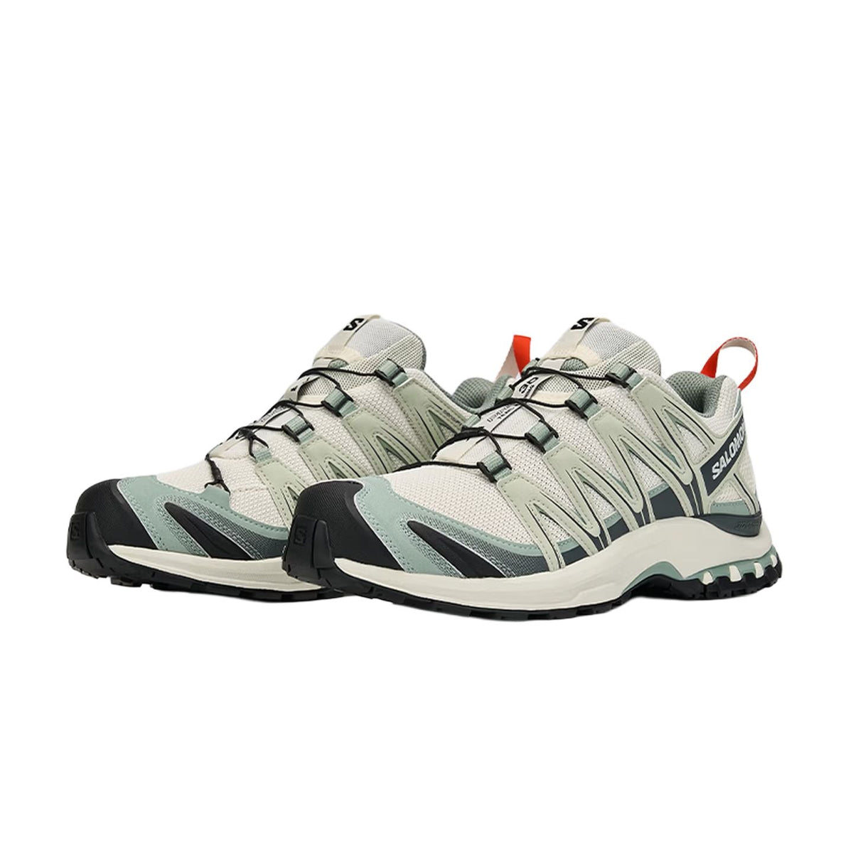 Salomon XA PRO 3D Sneakers – Cream & Sage Green