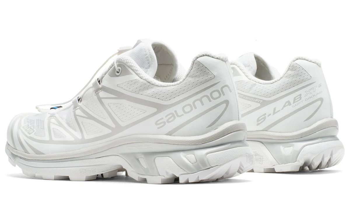 Salomon XT-6 Low-Top Sneakers – White / Light Grey