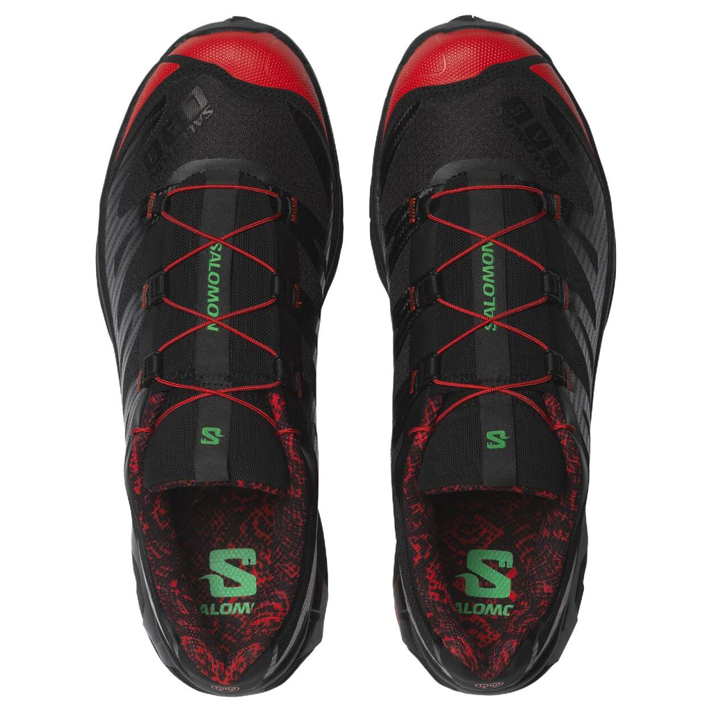 Salomon XT-4 OG Red Viper Low-Top Sneakers – Black / Red
