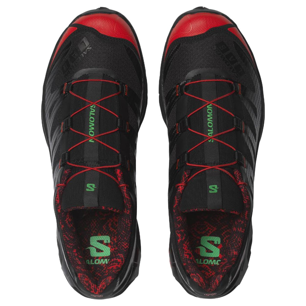 Salomon XT-4 OG Red Viper Low-Top Sneakers – Black / Red