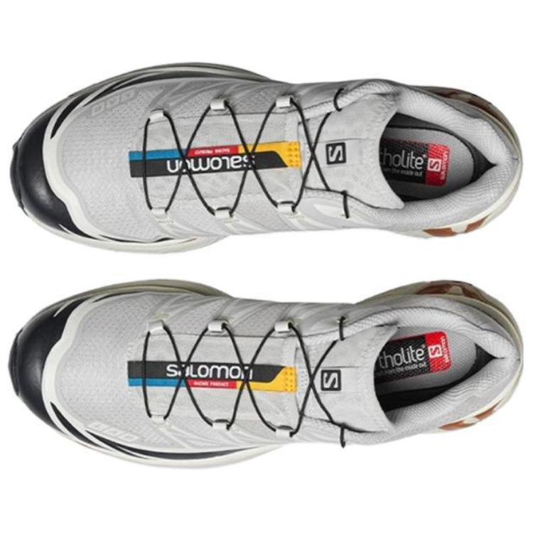 Salomon XT-6 Low-Top Sneakers – White / Black / Copper