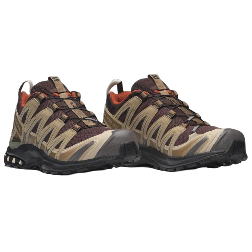 Salomon XA PRO 3D Low-Top Sneakers – Brown / Tan / Orange