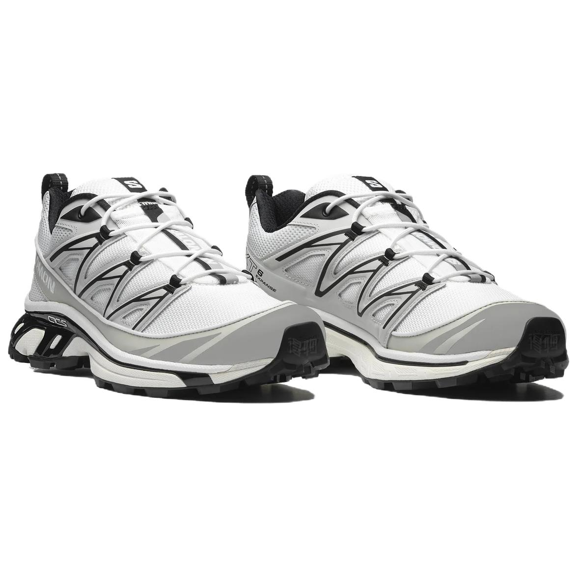 Salomon XT-6 Expanse Low-Top Sneakers – White / Grey / Black