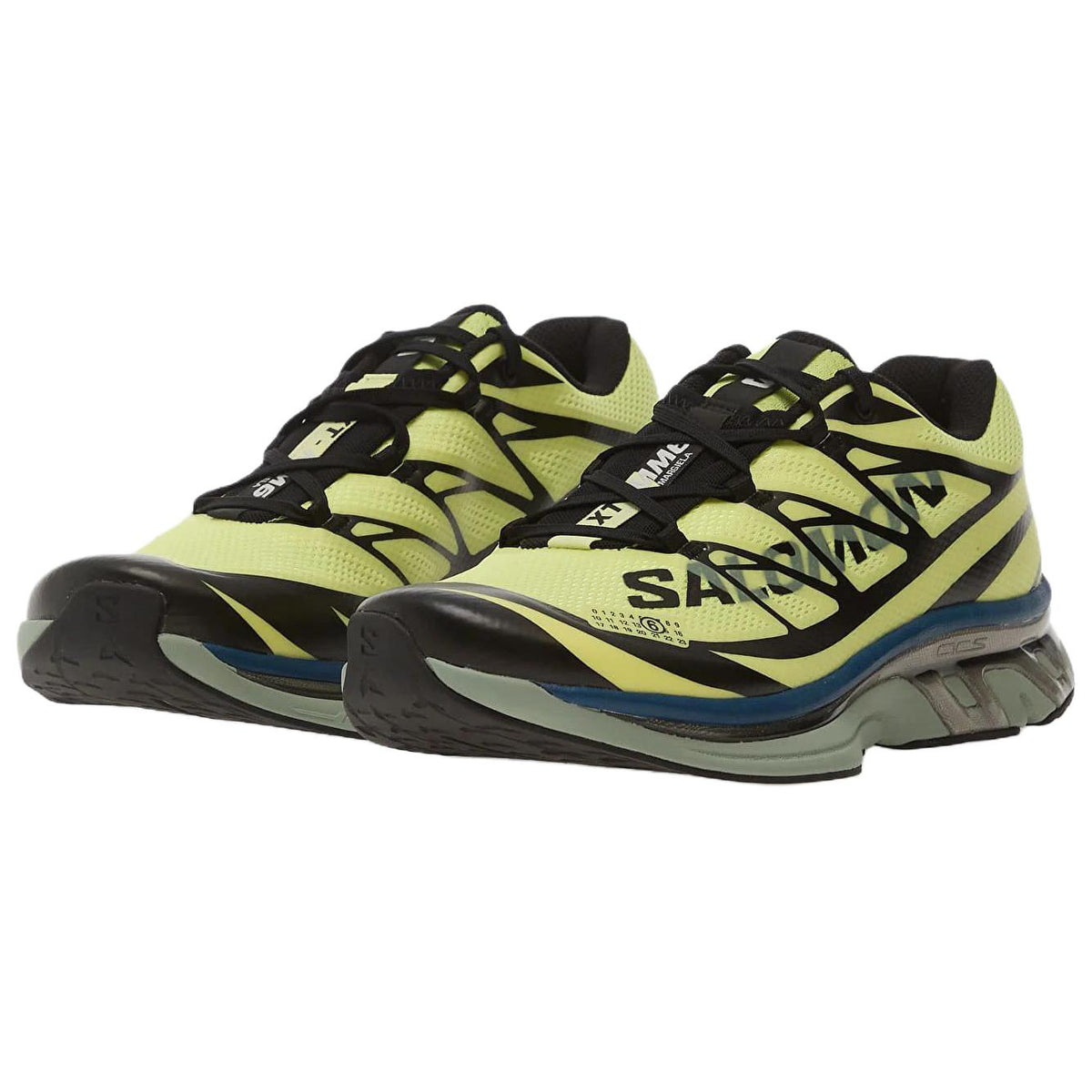 Salomon XT-MM-6 Low-Top Sneakers – Lime / Black / Teal