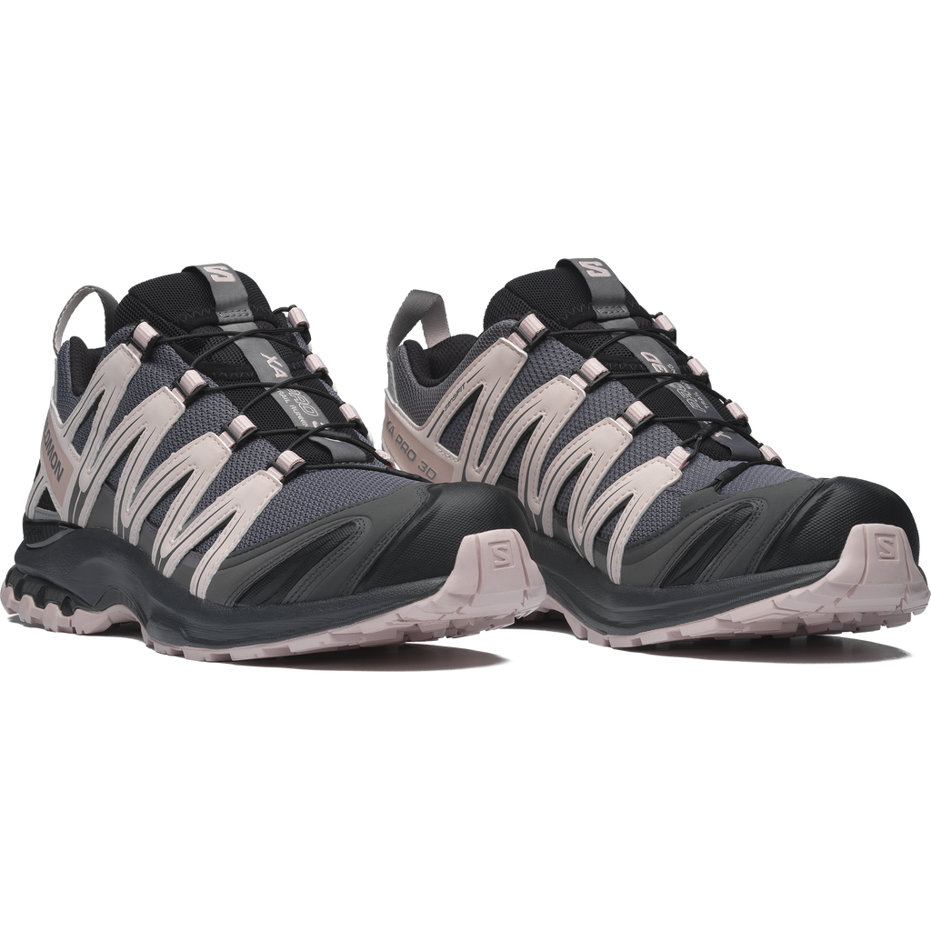 Salomon XA PRO 3D Unisex Sneakers – Purple Grey, Blush & Black