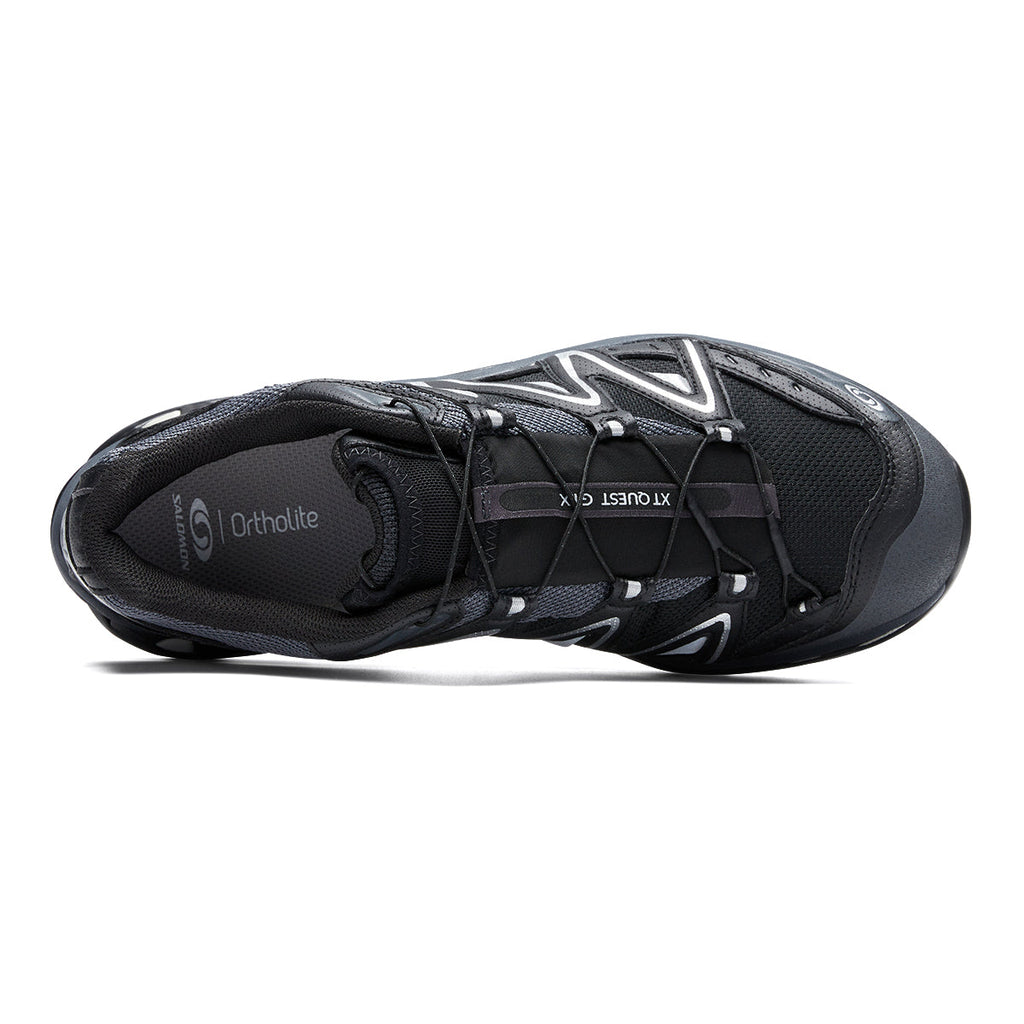 Salomon XT-Quest GTX Low-Top Sneakers – Black / Charcoal / Silver