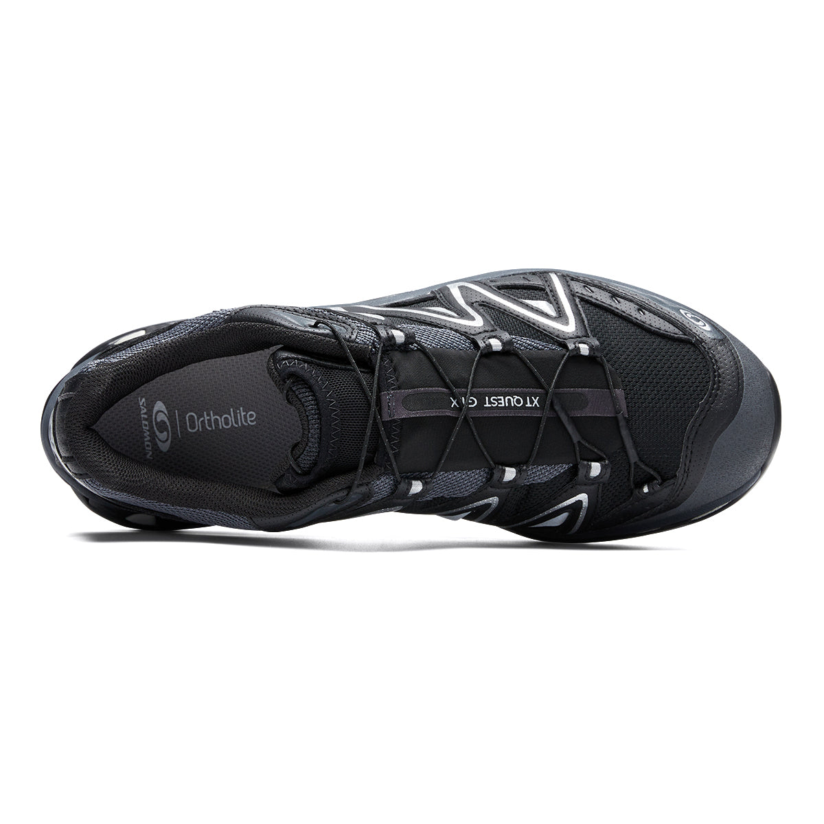 Salomon XT-Quest GTX Low-Top Sneakers – Black / Charcoal / Silver