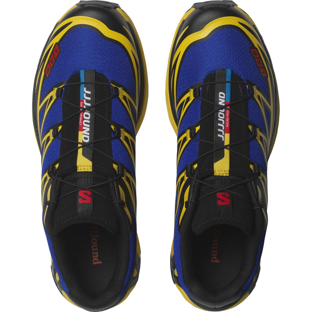 Salomon XT-6 Low-Top Sneakers – Blue / Yellow / Black