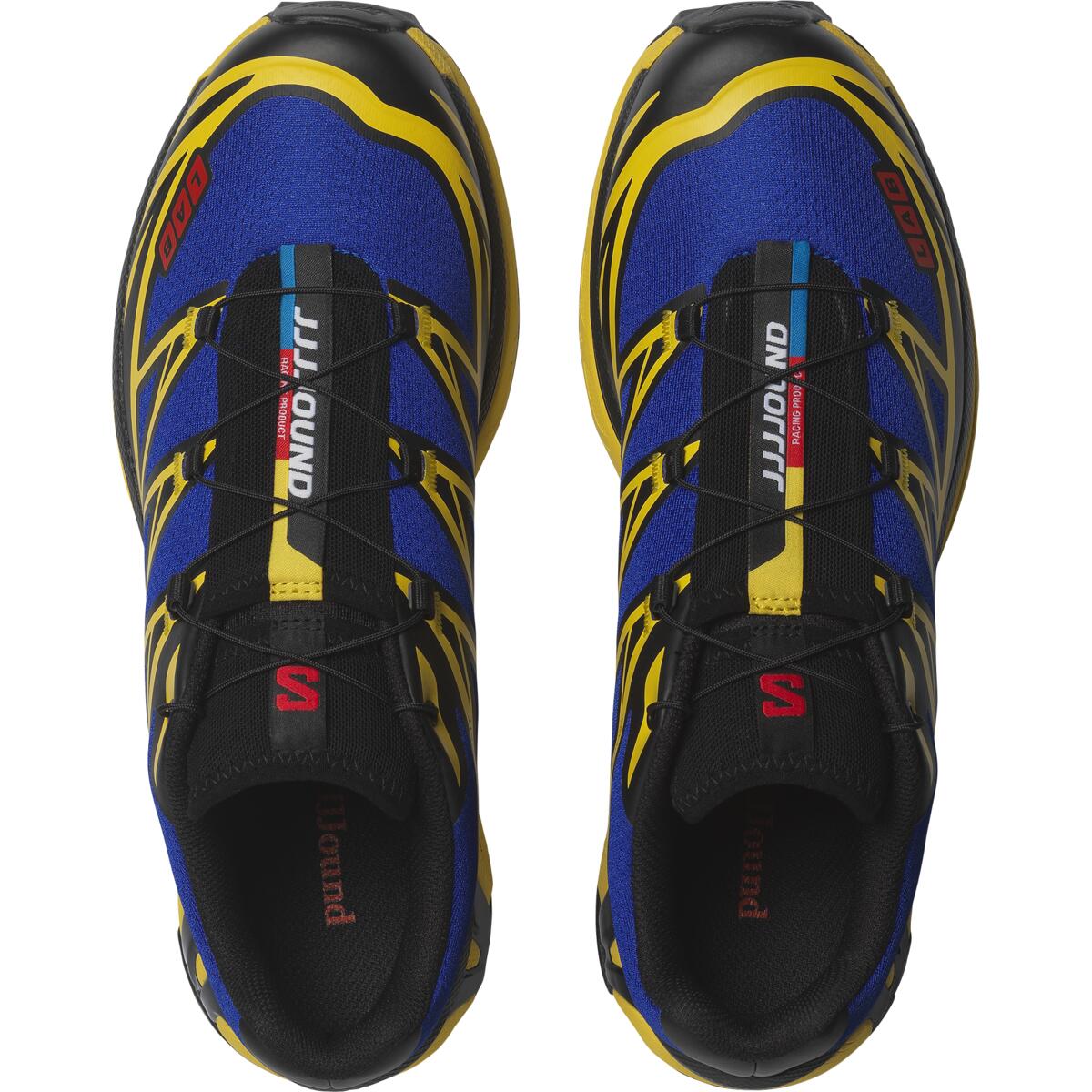 Salomon XT-6 Low-Top Sneakers – Blue / Yellow / Black
