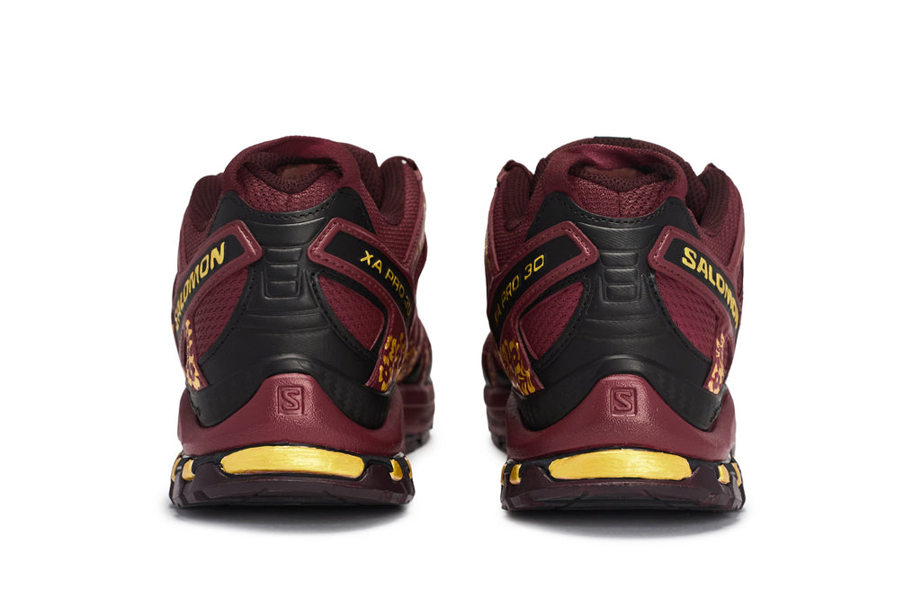 Salomon XA PRO 3D JiXi TangCao Sneakers – Burgundy / Gold