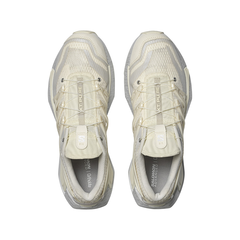 Salomon XT PU.RE Advanced Low-Top Sneakers – Cream / Light Grey